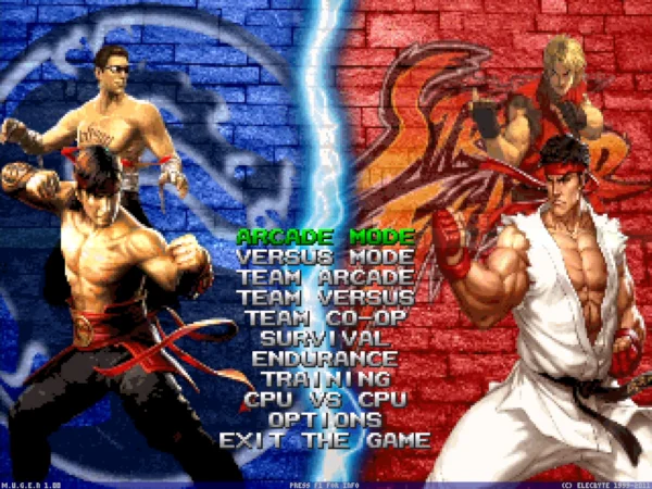 真人快打对街头霸王