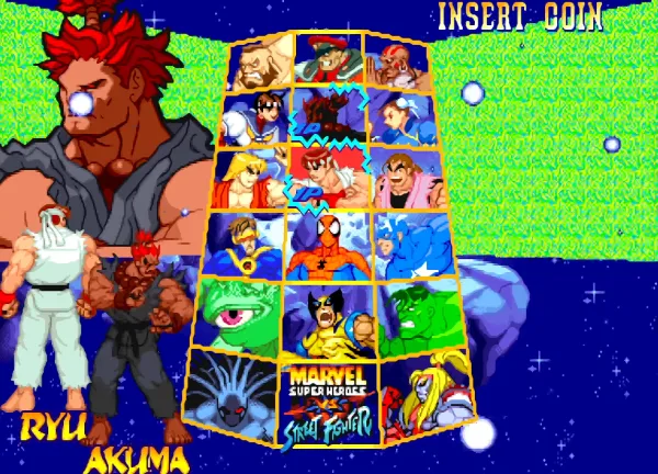 超级漫画英雄对街头霸王（整合FBA v2.4.0模拟器）