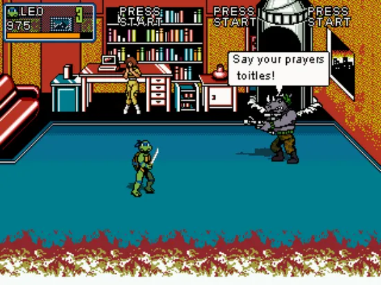 忍者神龟2:NES复制版