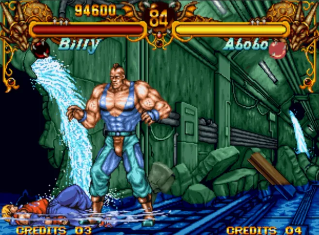 双截龙(出招简化版 整合WinKawaks1.57模拟器 带作弊码)