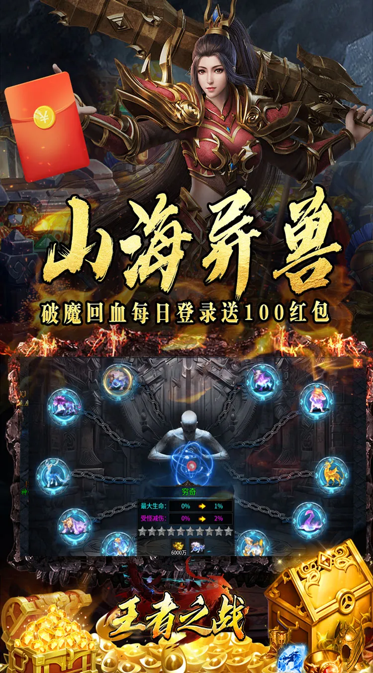 王者之战(日送100神技四职业)