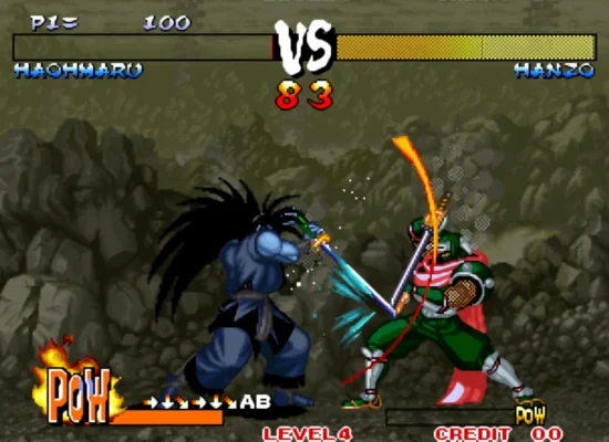 侍魂3:斩红郎无双剑(无限气 简化出招 可选BOSS 整合FBA v2.4.0模拟器)