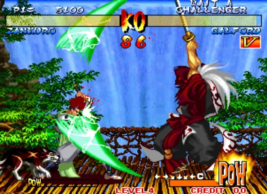 侍魂3:斩红郎无双剑(无限气 简化出招 可选BOSS 整合FBA v2.4.0模拟器)